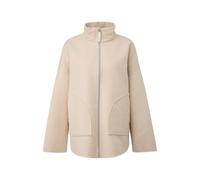 Giacca in twill double face con col alto donna COMMA Beige XS