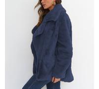 Giacca in velluto RoyalBlue Plus Size per l'inverno, taglia 2XL, giacca a maniche lunghe da esterno