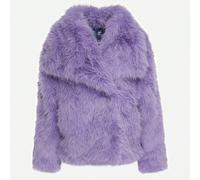 Giacca invernale/autunnale con colletto a cascata e tasche a scorrimento, con pelliccia L,M,XL,XXLColore unicoPelliccia finta