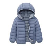 Giacca Invernale Bambina Piumino Bambino Giacche Ragazzi Giubbotto Bambini Giubbino Ragazza Piumini Neonato Bimba Antivento Cappotto con Cappuccio Ragazza 2-14 Anni (Grey, 9-10 Years)