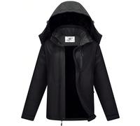 Giacca invernale da donna, antivento, da sci, impermeabile e imbottita, parka per la pioggia, cappotto imbottito caldo L,M,S,XL,XXL,XXXLLettere,Colore unicoTessuto