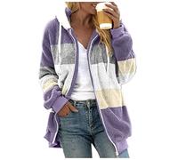 Giacca invernale da donna con calda imbottitura, in pile da donna con cappuccio, con chiusura lampo, giacca invernale alla moda, per le mezze stagioni, elegante, per il tempo libero, con coulisse