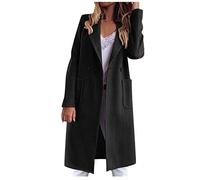 Giacca Invernale da Donna Lungo Offerte Cappotto da Donna Lungo Inverno Elegante Cardigan Donna Con Bottoni Cappotti di Lana Per le Donne Caldo Giacce Lungo da Lavoro Per Donna Autunno Classica