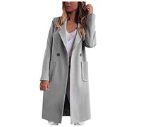 Giacca Invernale da Donna Lungo Offerte Cappotto da Donna Lungo Inverno Elegante Cardigan Donna Con Bottoni Cappotti di Lana Per le Donne Caldo Giacce Lungo da Lavoro Per Donna Autunno Classica