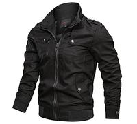 Giacca Invernale Da Uomo Con Risvolto Slim Fit Elegante Giubbotto Senza Cappuccio Vintage Tinta Unita Casual Giacca Comodo Leggera Autunno Felpa Invernale Manica Lunga Sportivo Cappotto Con Cerniera