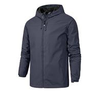 Giacca invernale da uomo, giacca a vento, giacca a vento da uomo, per ciclismo, arancione, parka pioggia, leggera, giacca a vento, giacca softshell impermeabile, impermeabile, giacca da trekking