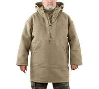 Giacca invernale da uomo in lana pesante, per il tempo libero, con cappuccio, taglie S-5XL, cachi, S