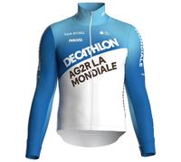 Giacca invernale DECATHLON AG2R LA MONDIALE 2024 bianco