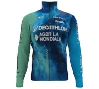 Giacca invernale DECATHLON AG2R LA MONDIALE 2024 blu/verde 2XL