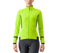 CASTELLI 4522542-383 DINAMICA 2 JACKET Giacca DONNA ELECTRIC LIME/BLACK REFLEX Taglia L