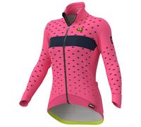 Giacca invernale donna Stars fucsia neon