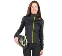 Castelli 4519539 TRANSITION W JACKET Giacca Donna DARK GRAY/BRILLIANT YELLOW L