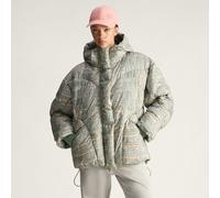 Giacca invernale imbottita con motivo stampato adidas by Stella McCartney Soft Powder / Willow Grey / Legacy Green L