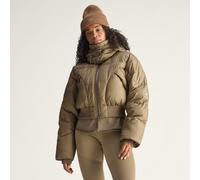 Giacca invernale imbottita con taglio corto adidas by Stella McCartney Brown Moss L