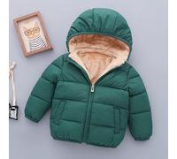 Giacca Invernale in Pile foderata per Bambini Cappotto Caldo in Peluche bambino