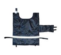 Giacca Invernale Per Polpacci, Coperta Per Il Riscaldamento Del Bestiame | Intimo Termico In Vitello Impermeabile Bifacciale Ispessito Con Strisce Riflettenti Nere, Adatto Sia A Maschi Che A Femmine