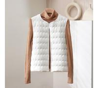 Giacca Invernale Retro Per Donna In Piuma Gilet Canotta Cardigan