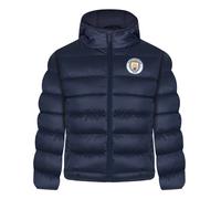 Giacca invernale trapuntata originale Manchester City FC - cappuccio - bambino