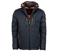 Geographical Norway Beachwood Men - Cappotto Antivento Uomo - Giacca Invernale Caldo - Giacca Con Fodera Impermeabile Resistente Inverno (Marina XL)