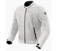 Revit Eclipse 2 Giacca tessile moto, argento, taglia S