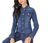 Giacca jeans donna denim giubbino corto giubbotto aderente TOOCOOL M7291