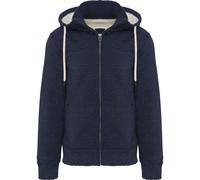 Giacca Kariban Vintage Molleton Doublée Sherpa Bleu M