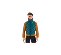 Giacca karpos marmarole retro uomo blu marrone