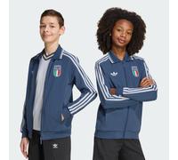 Adidas Italy Away Originals Full Zip Sweatshirt Blu 7-8 Years Bambini