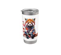 Giacca kimono Cat Bear T Piccoli panda Haori Panda rosso Bicchiere termico in acciaio inox doppia parete