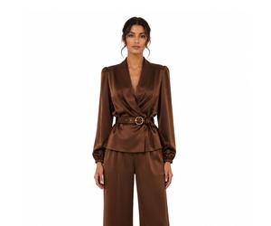 Giacca Kimono in raso Silence - M
