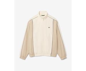 Giacca Lacoste Colour-Block Water-Repellent Track beige - S