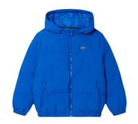 Giacca Lacoste Water Embroidered Crocodile Hooded Puffed - Blu (140 cm)