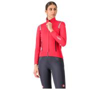 Castelli Perfetto RoS 3 W - giacca ciclismo - donna S Light Red woman Polartec Aircore