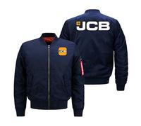 Giacca Leggera Uomo J.C.B, Giubbotto Sportivo Biker Casuale Cerniera, Windbreaker Outdoor für Wandern Reisen, Caldi(Navy Blue,5XL)