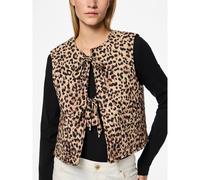 Giacca leopardata senza maniche Altro XS Leopardato