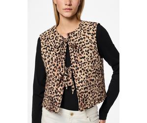 Giacca leopardata senza maniche Altro XS Leopardato