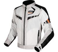 Giacca in Tessuto Ls2 Garda Air Grigio Nero Arancio XXL