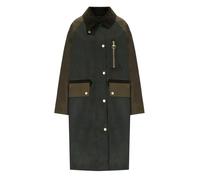 GIACCA LUNGA EVETTE WAX VERDE BARBOUR 42 IT