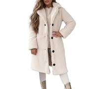 Giacca Lunga in Pelle Donna Giacche Neve Autunnale Pesante Sintetica Pelo Argento Reversibile Classica Multitasche Autunno Abiti Caviglie Palloncino Le Gr Quilted Indossarlo Maglioncini