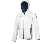 GIACCA DI TUTA CON CAPPUCCIO UOMO MIZUNO TEAM MICRO JACKET nero palestra felpa