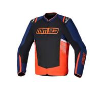 Alpinestars MM93 T-SPS Air V2 Giacca tessile da moto, nero-rosso-blu, taglia S per maschi