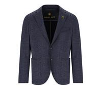 GIACCA MONOPETTO BLU MÉLANGE MANUEL RITZ XL