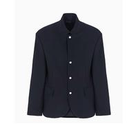 Giacca Monopetto con Bottoni e Zip Uomo Armani AX 6DZG20 1510 Blu