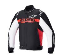 Alpinestars Monza Sport, giacca in tessuto 3XL male Nero/Bianco/Rosso Fluo