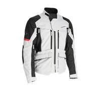 Acerbis X-Rover, giacca tessile impermeabile 3XL male Nero/Grigio Chiaro/Rosso
