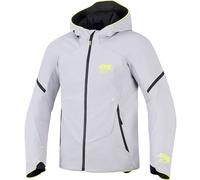 Giacca Moto Alpinestars Aeroshell WP Grigio Chiaro Giallo Fluo 3XL