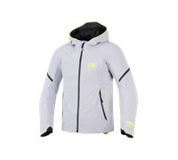 Alpinestars Aeroshel impermeabile Giacca tessile moto, grigio-giallo, taglia L per maschi