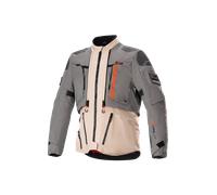 Alpinestars AMT-10 R Drystar® XF giacca tessile moto impermeabile, grigio/beige, Taglia L