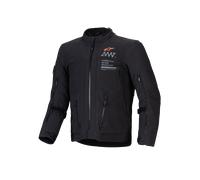 Alpinestars AMT-8 Stretch Drystar XF impermeabile Giacca tessile moto, nero, Taglia 4XL