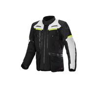 Alpinestars Bogotá Pro, giacca tessile Drystar XXL male Nero/Grigio Chiaro/Giallo Fluo